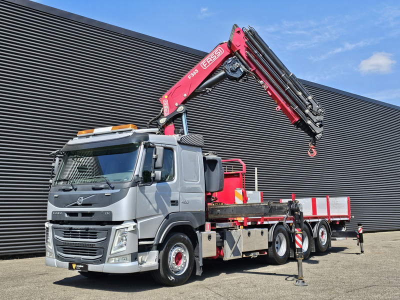 Volvo FM 460 8x4-4 / FASSI 36.5 t/m -8 x EXTENSION + WINCH - Madelveok/ Platvormveok, Kraanaga veoauto: pilt 5 Volvo FM 460 8x4-4 / FASSI 36.5 t/m -8 x EXTENSION + WINCH - Madelveok/ Platvormveok, Kraanaga veoauto: pilt 5