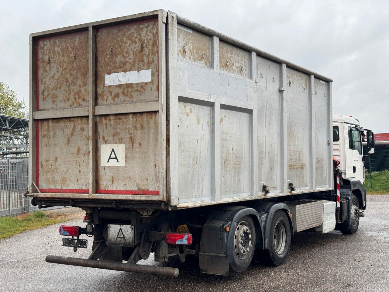 Kraanaga veoauto MAN 26.360 TGS Pafinger PK12002 Glaskipper 2 Trennw.: pilt 10