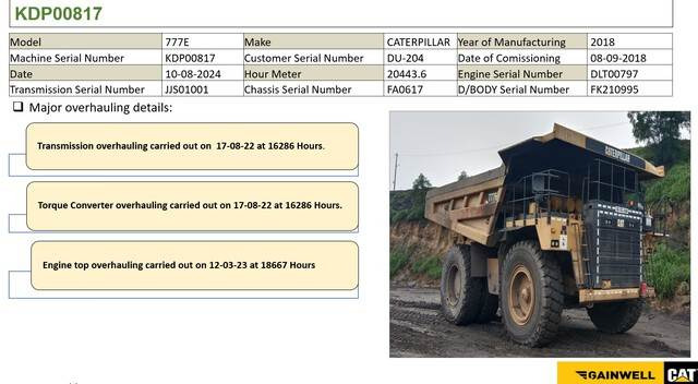 Kastiga kallur/ Kiviveoauto CAT 777E: pilt 9