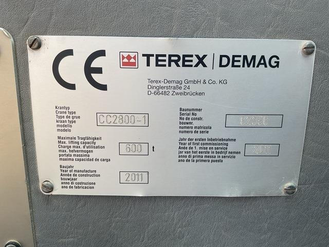 Terex Demag CC2800-1 - Roomikkraana: pilt 5 Terex Demag CC2800-1 - Roomikkraana: pilt 5