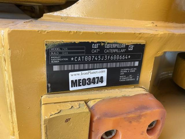 CAT 745 - Liigendkallur: pilt 5 CAT 745 - Liigendkallur: pilt 5