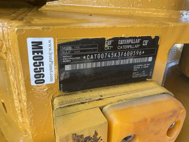 CAT 745 - Liigendkallur: pilt 5 CAT 745 - Liigendkallur: pilt 5
