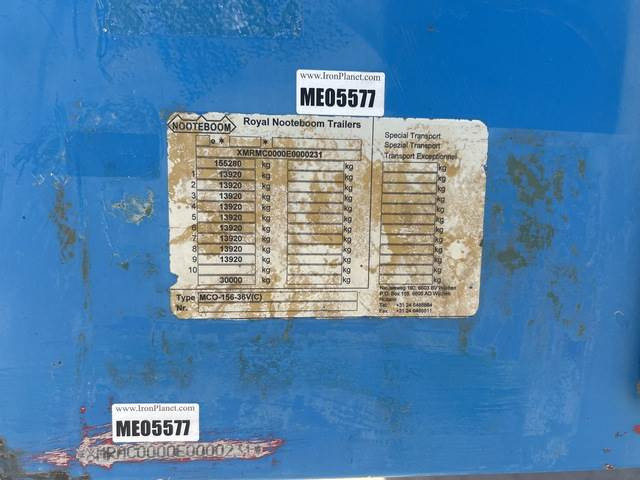 Nooteboom MCO-156-36V - Madal platvormpoolhaagis: pilt 5 Nooteboom MCO-156-36V - Madal platvormpoolhaagis: pilt 5
