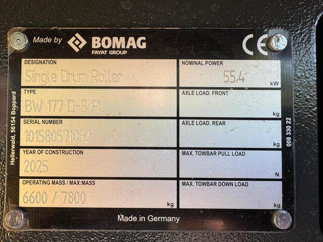 Bomag BW177D-5 PL - Tihendaja: pilt 5 Bomag BW177D-5 PL - Tihendaja: pilt 5