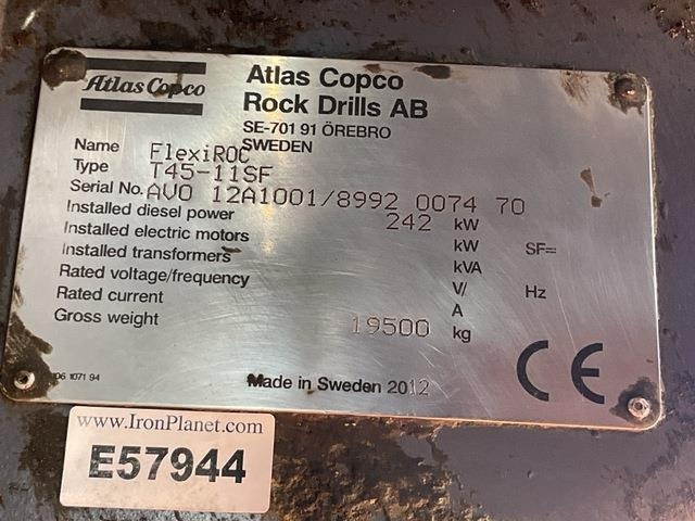 Atlas Copco Flexiroc T45-11SF - Puurimisplatvorm: pilt 5 Atlas Copco Flexiroc T45-11SF - Puurimisplatvorm: pilt 5