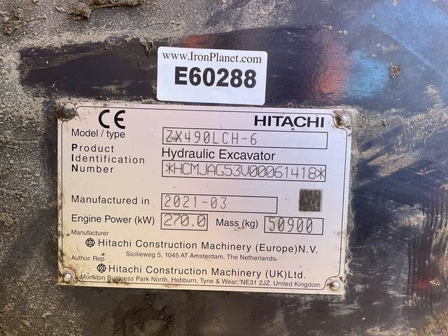 Hitachi ZX490LCH-6 - Lintekskavaator: pilt 5 Hitachi ZX490LCH-6 - Lintekskavaator: pilt 5