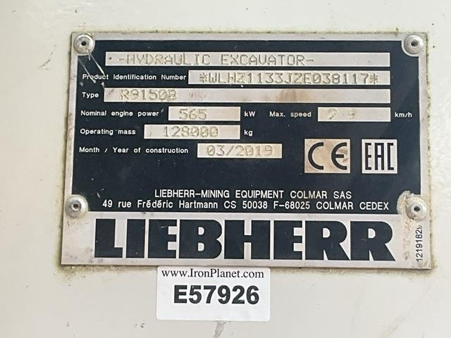 Liebherr R9150B - Lintekskavaator: pilt 5 Liebherr R9150B - Lintekskavaator: pilt 5