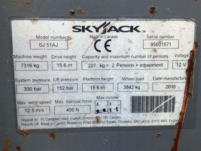 SkyJack SJ51AJ - Liigendpoom: pilt 5 SkyJack SJ51AJ - Liigendpoom: pilt 5