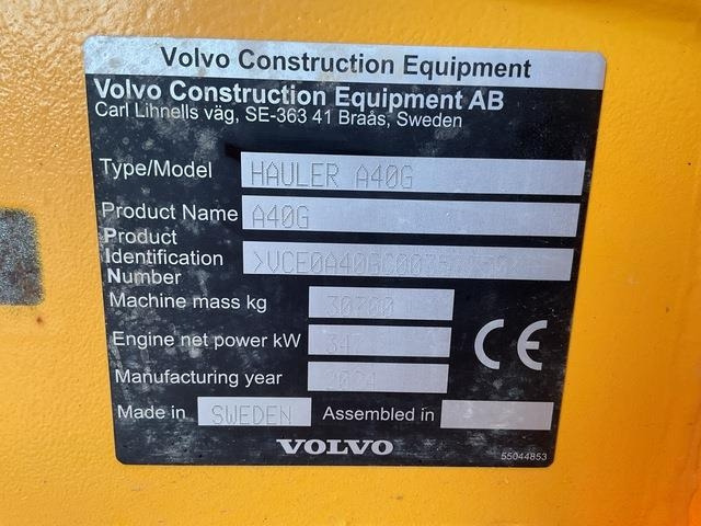 Volvo A40G - Liigendkallur: pilt 5 Volvo A40G - Liigendkallur: pilt 5