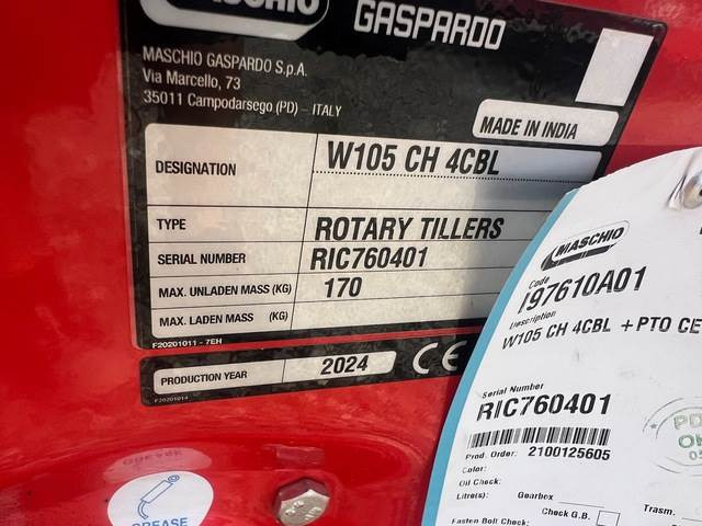 Maschio Gaspardo W105 CH 4CBL - Mullafrees: pilt 5 Maschio Gaspardo W105 CH 4CBL - Mullafrees: pilt 5