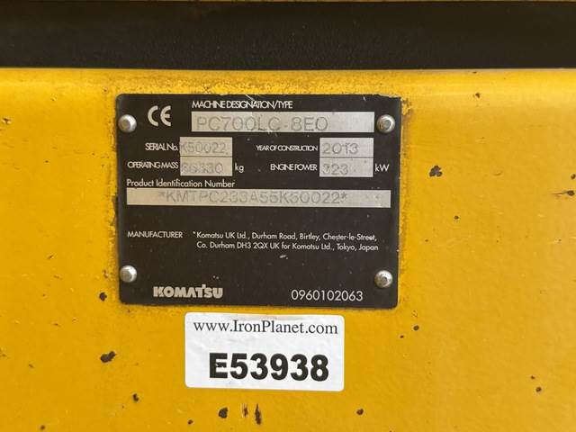 Komatsu PC700LC-8EO - Lintekskavaator: pilt 5 Komatsu PC700LC-8EO - Lintekskavaator: pilt 5