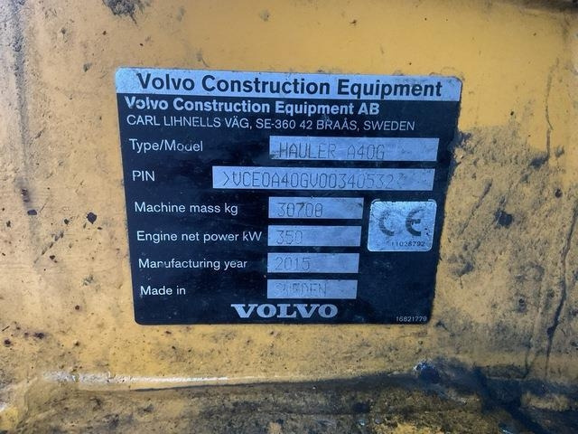 Volvo A40G - Liigendkallur: pilt 5 Volvo A40G - Liigendkallur: pilt 5