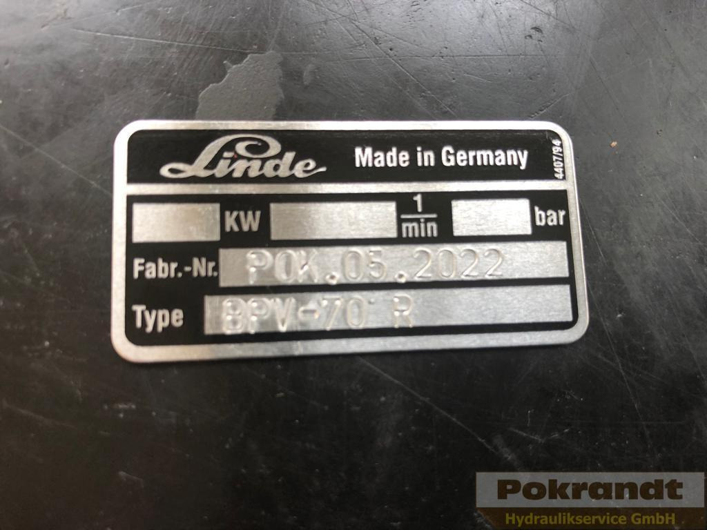 Linde BPV 70 R - Hüdrauliline pump - Ehitusmasinad: pilt 4 Linde BPV 70 R - Hüdrauliline pump - Ehitusmasinad: pilt 4