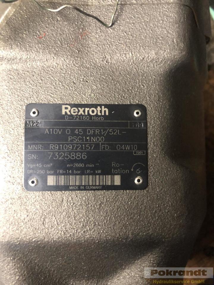 Rexroth A10VO45DFR1 52L PSC11N00 - Hüdrauliline pump: pilt 2 Rexroth A10VO45DFR1 52L PSC11N00 - Hüdrauliline pump: pilt 2
