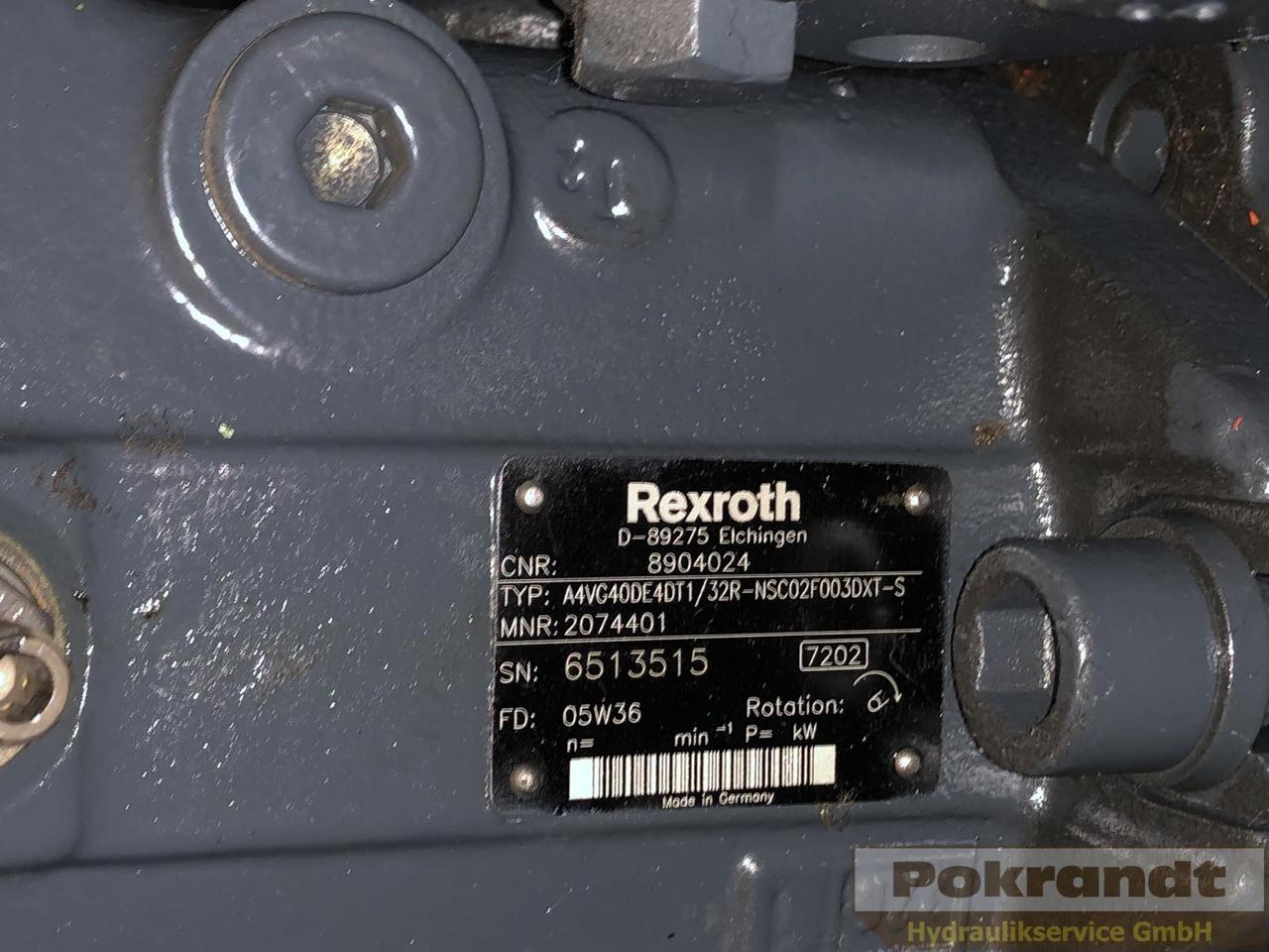 Rexroth A4VG40DE4DT1 32R NSC02F003DXT-S - Hüdrauliline pump: pilt 2 Rexroth A4VG40DE4DT1 32R NSC02F003DXT-S - Hüdrauliline pump: pilt 2