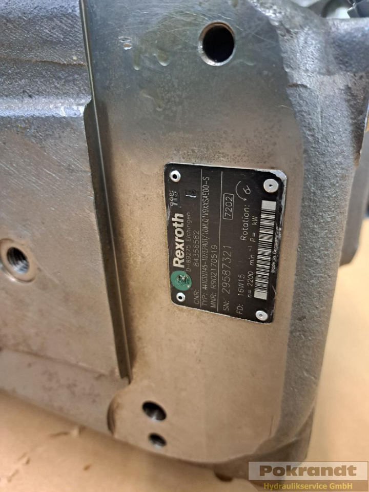 Rexroth Kompaktaggregat für ZF Getriebe A41CTU145-107EPA0T/10MLQ1V9XXSAE00-S - Jõuülekanne - Põllutööseade: pilt 2 Rexroth Kompaktaggregat für ZF Getriebe A41CTU145-107EPA0T/10MLQ1V9XXSAE00-S - Jõuülekanne - Põllutööseade: pilt 2