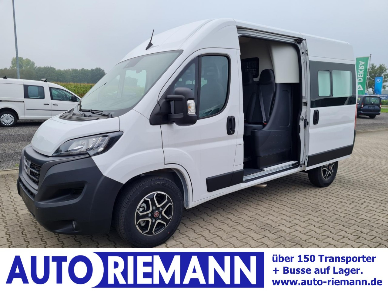 Fiat Ducato 35 Kasten Doka 7-Sitze 2x Schiebetür Maxi L2H2 - Kaubik, Meeskonnaauto: pilt 1 Fiat Ducato 35 Kasten Doka 7-Sitze 2x Schiebetür Maxi L2H2 - Kaubik, Meeskonnaauto: pilt 1