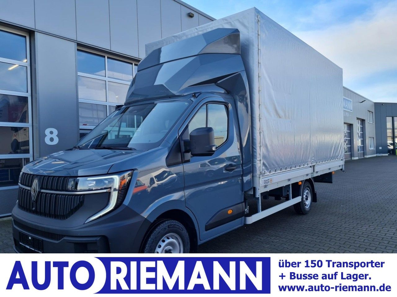 Renault New Master 35 Pritsche Plane 10 Paletten PDC TEM - Tent tarbesõiduk: pilt 1 Renault New Master 35 Pritsche Plane 10 Paletten PDC TEM - Tent tarbesõiduk: pilt 1