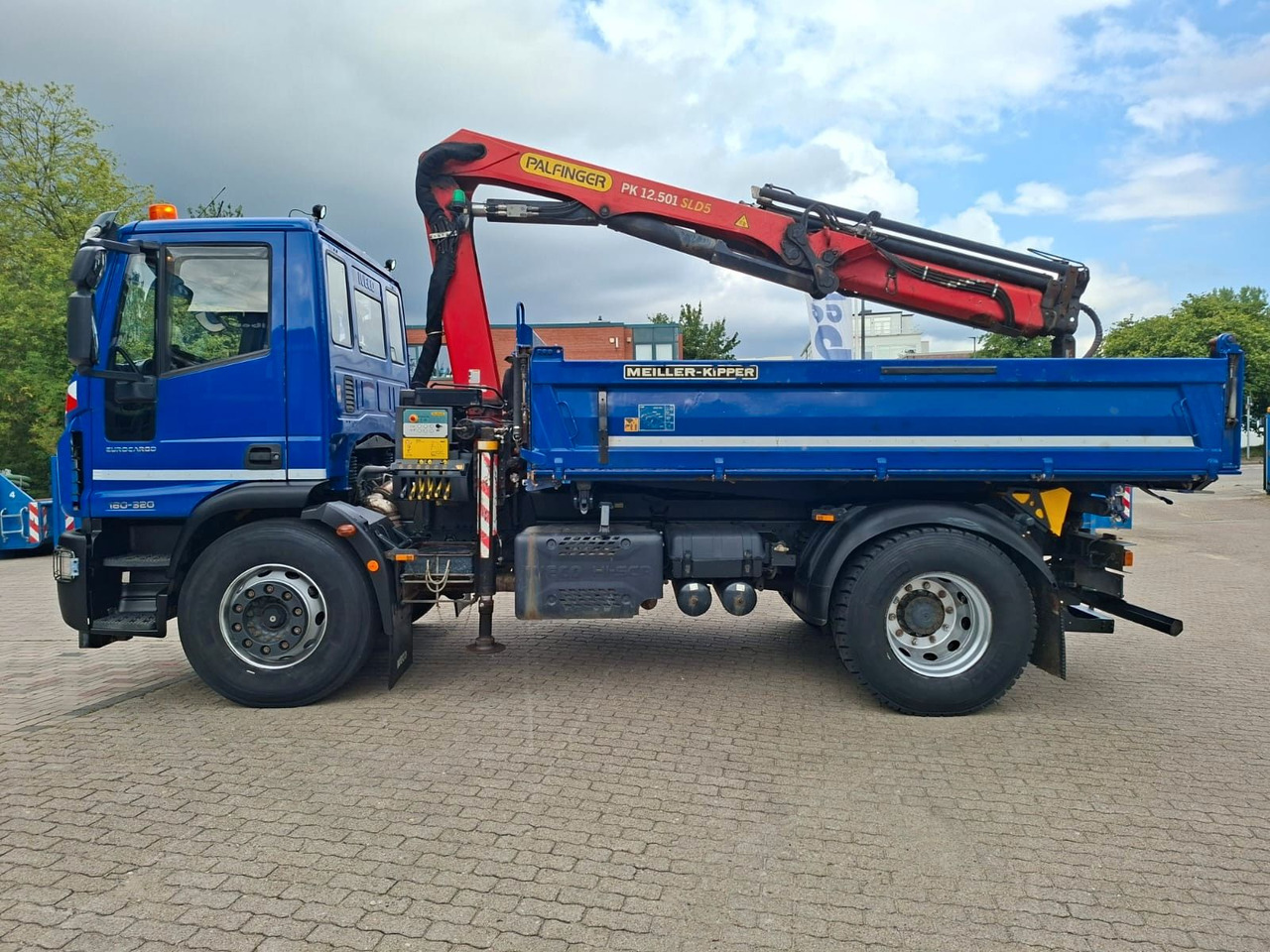 Kraanaga veoauto Iveco ML180E32K Meiler 3-Seitenkipper Kran 2x AHK: pilt 7