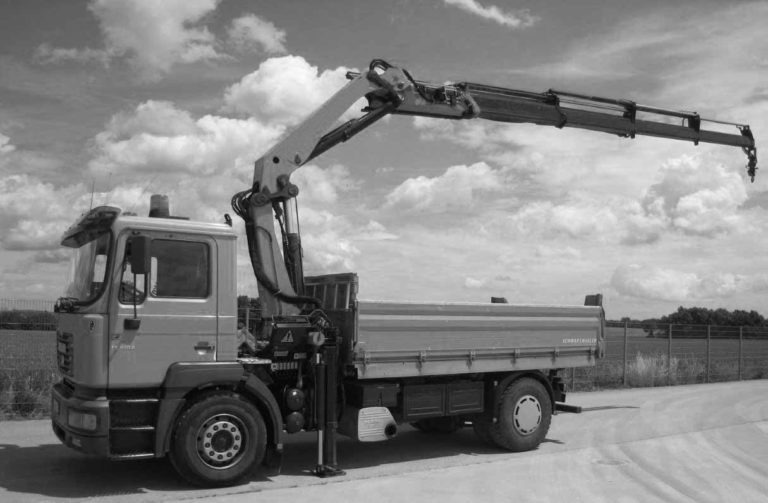 MAN 18.414 mit Palfinger PK 21000 – tipper truck / Kipper - Kallurauto, Kraanaga veoauto: pilt 1 MAN 18.414 mit Palfinger PK 21000 – tipper truck / Kipper - Kallurauto, Kraanaga veoauto: pilt 1
