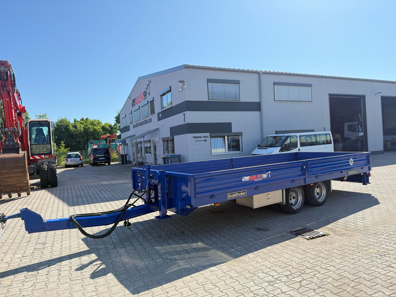 Goldhofer TTP2-7,7/80 Tieflader Tandem mit Rampen TOP - Platvormhaagis/ Madelhaagis: pilt 2 Goldhofer TTP2-7,7/80 Tieflader Tandem mit Rampen TOP - Platvormhaagis/ Madelhaagis: pilt 2