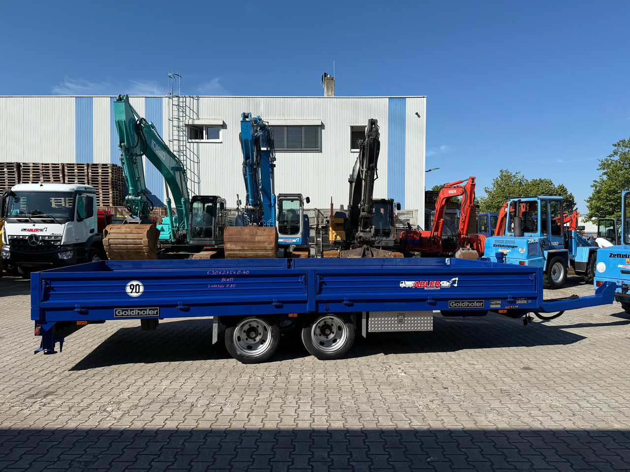 Goldhofer TTP2-7,7/80 Tieflader Tandem mit Rampen TOP - Platvormhaagis/ Madelhaagis: pilt 4 Goldhofer TTP2-7,7/80 Tieflader Tandem mit Rampen TOP - Platvormhaagis/ Madelhaagis: pilt 4