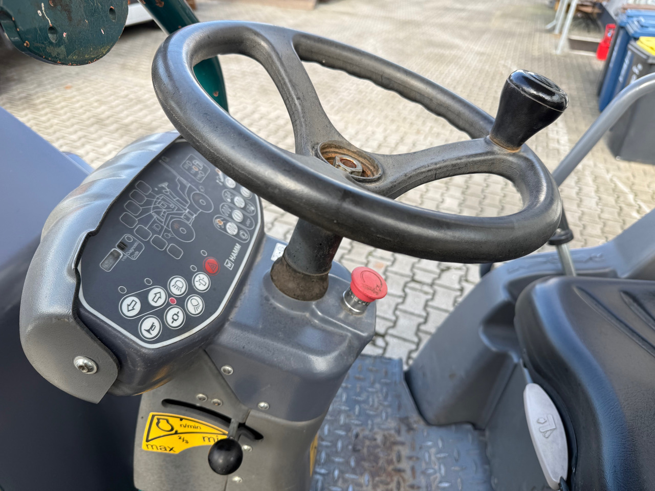 Teerull Hamm HD12 VV Tandemwalze mit Dach: pilt 15