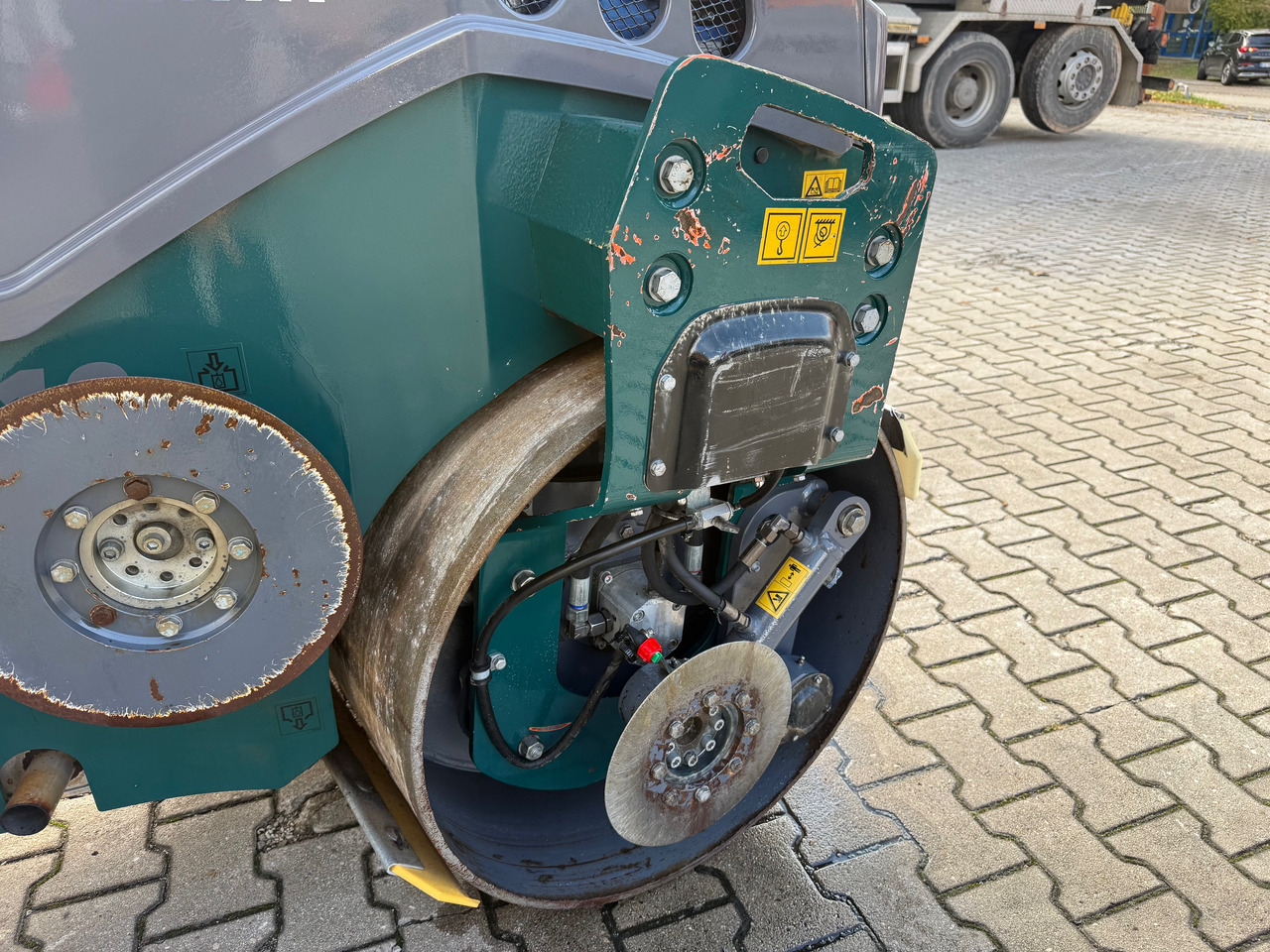 Teerull Hamm HD12 VV Tandemwalze mit Dach: pilt 10