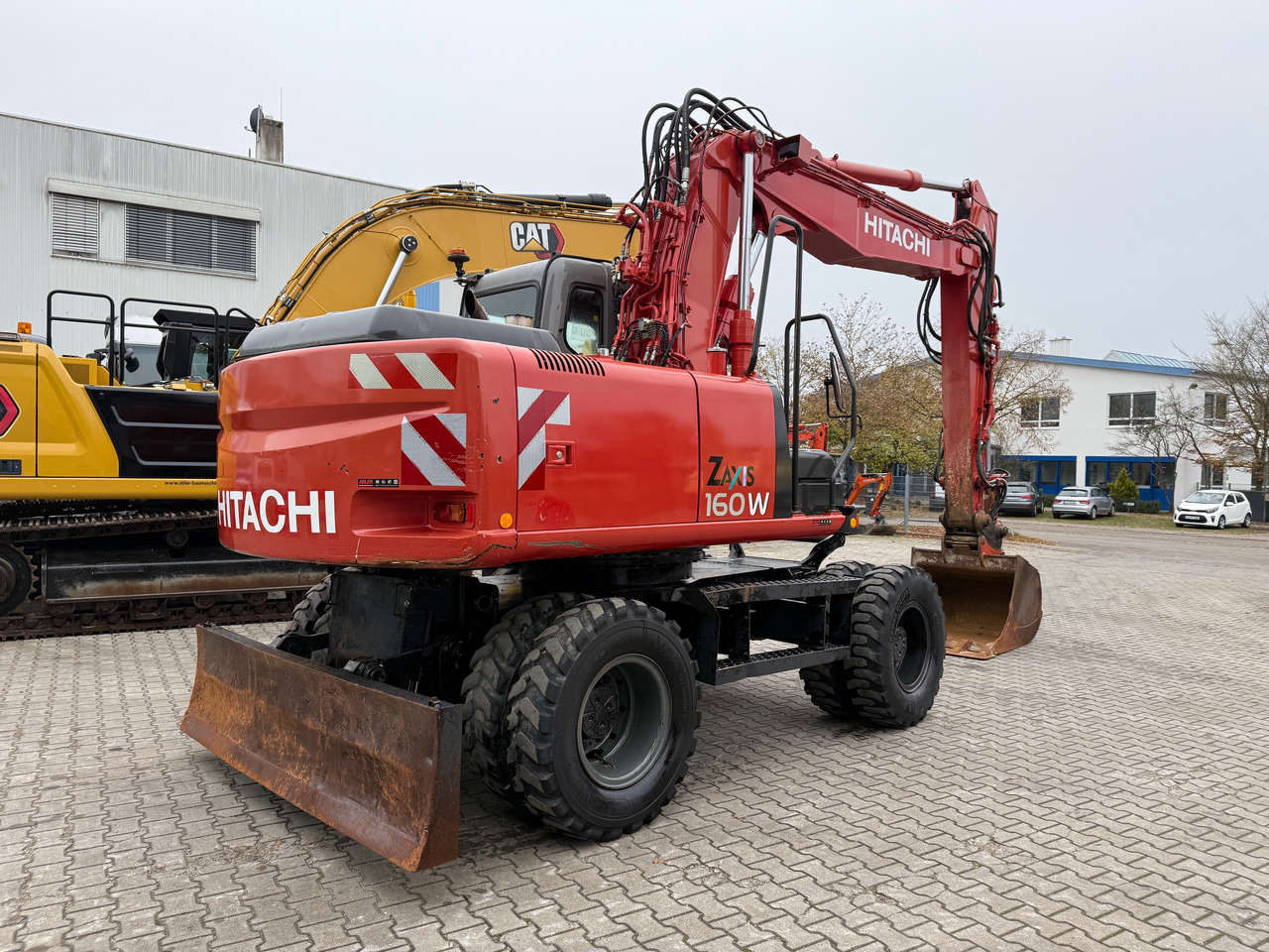 Hitachi ZX 160 W Mobilbagger Klima Zentralschmierung OQ 60-5 - Ratastel ekskavaator: pilt 4 Hitachi ZX 160 W Mobilbagger Klima Zentralschmierung OQ 60-5 - Ratastel ekskavaator: pilt 4