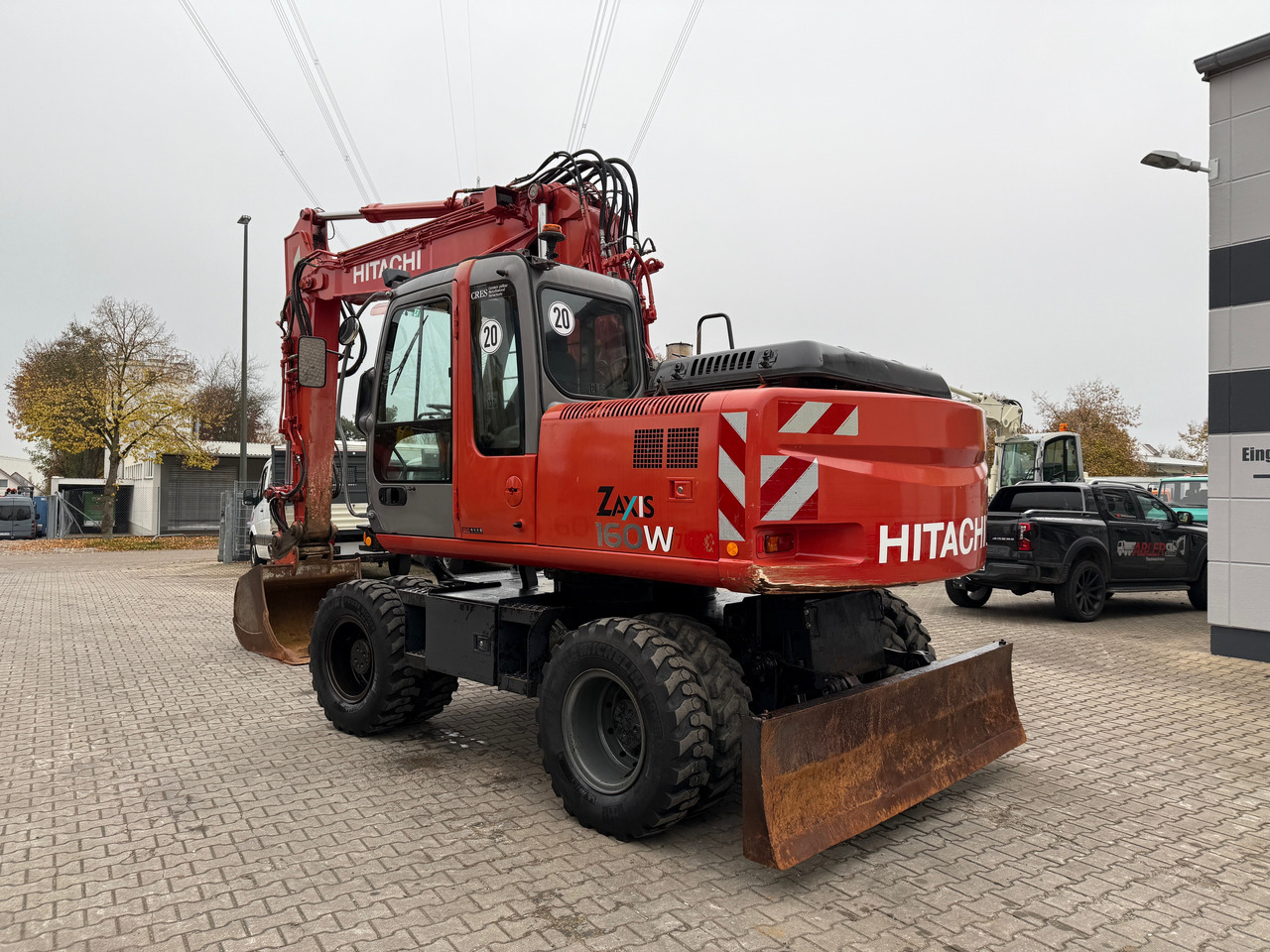 Hitachi ZX 160 W Mobilbagger Klima Zentralschmierung OQ 60-5 - Ratastel ekskavaator: pilt 5 Hitachi ZX 160 W Mobilbagger Klima Zentralschmierung OQ 60-5 - Ratastel ekskavaator: pilt 5