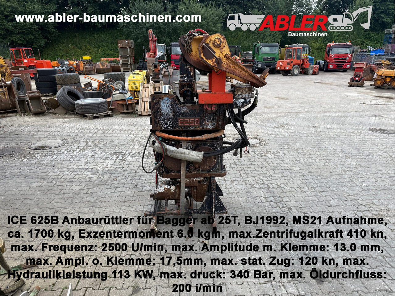ICE 625B Anbaurüttler MS21 für Bagger - Lisaseade - Ekskavaator: pilt 1 ICE 625B Anbaurüttler MS21 für Bagger - Lisaseade - Ekskavaator: pilt 1