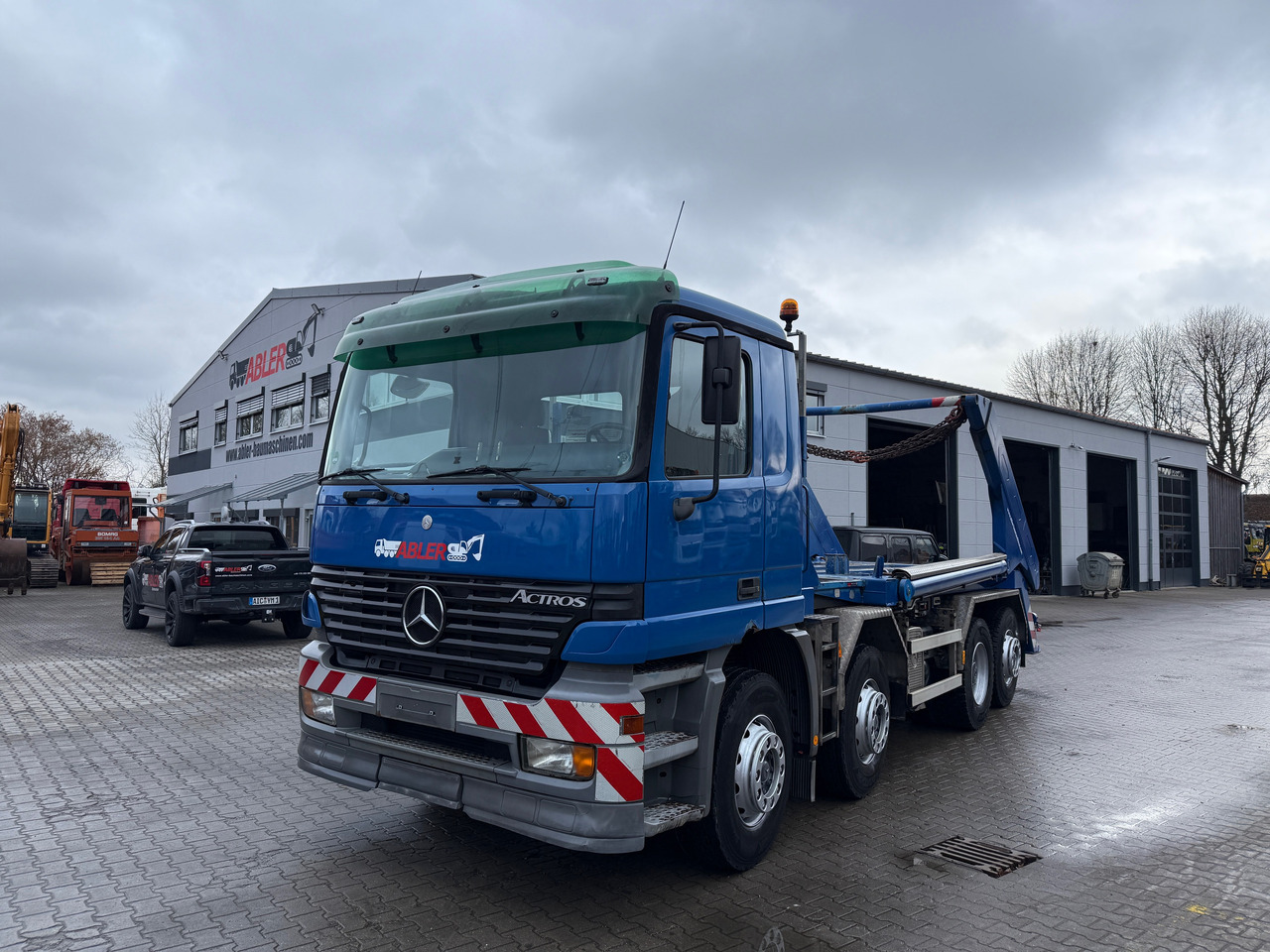 Mercedes-Benz 3243 Actros MP1 4-Achs Absetzkipper - Nöörtõstukiga veoauto: pilt 2 Mercedes-Benz 3243 Actros MP1 4-Achs Absetzkipper - Nöörtõstukiga veoauto: pilt 2
