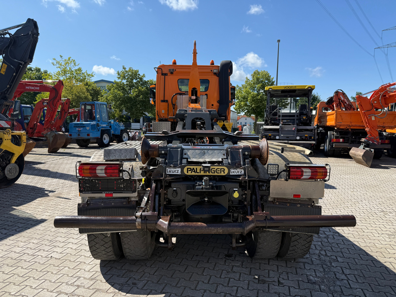 Konkstõstukiga veoauto Mercedes-Benz 3748 Arocs Abrollkipper Palfinger AHK: pilt 6