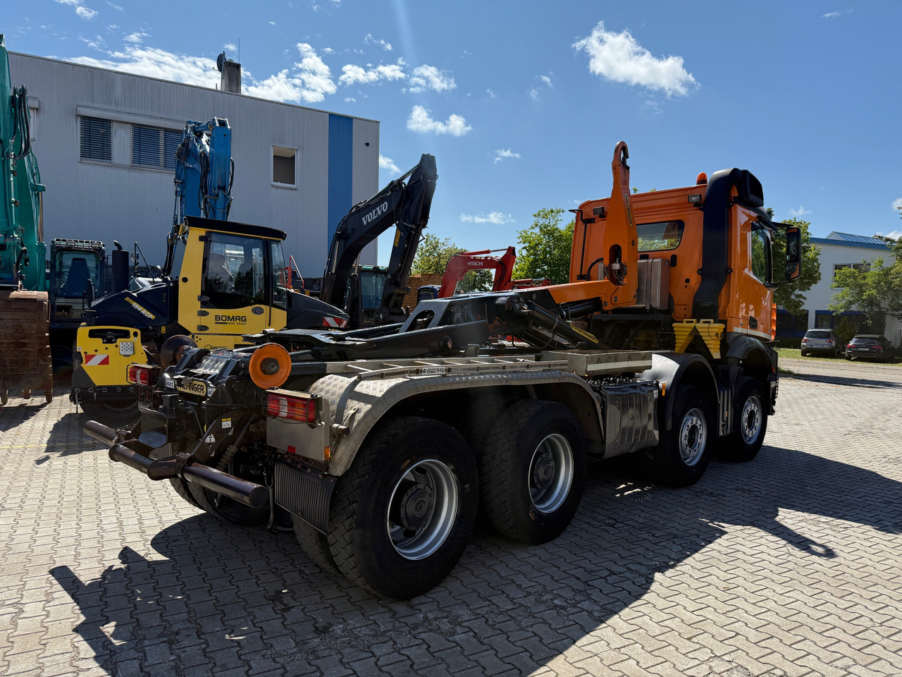 Konkstõstukiga veoauto Mercedes-Benz 3748 Arocs Abrollkipper Palfinger AHK: pilt 7