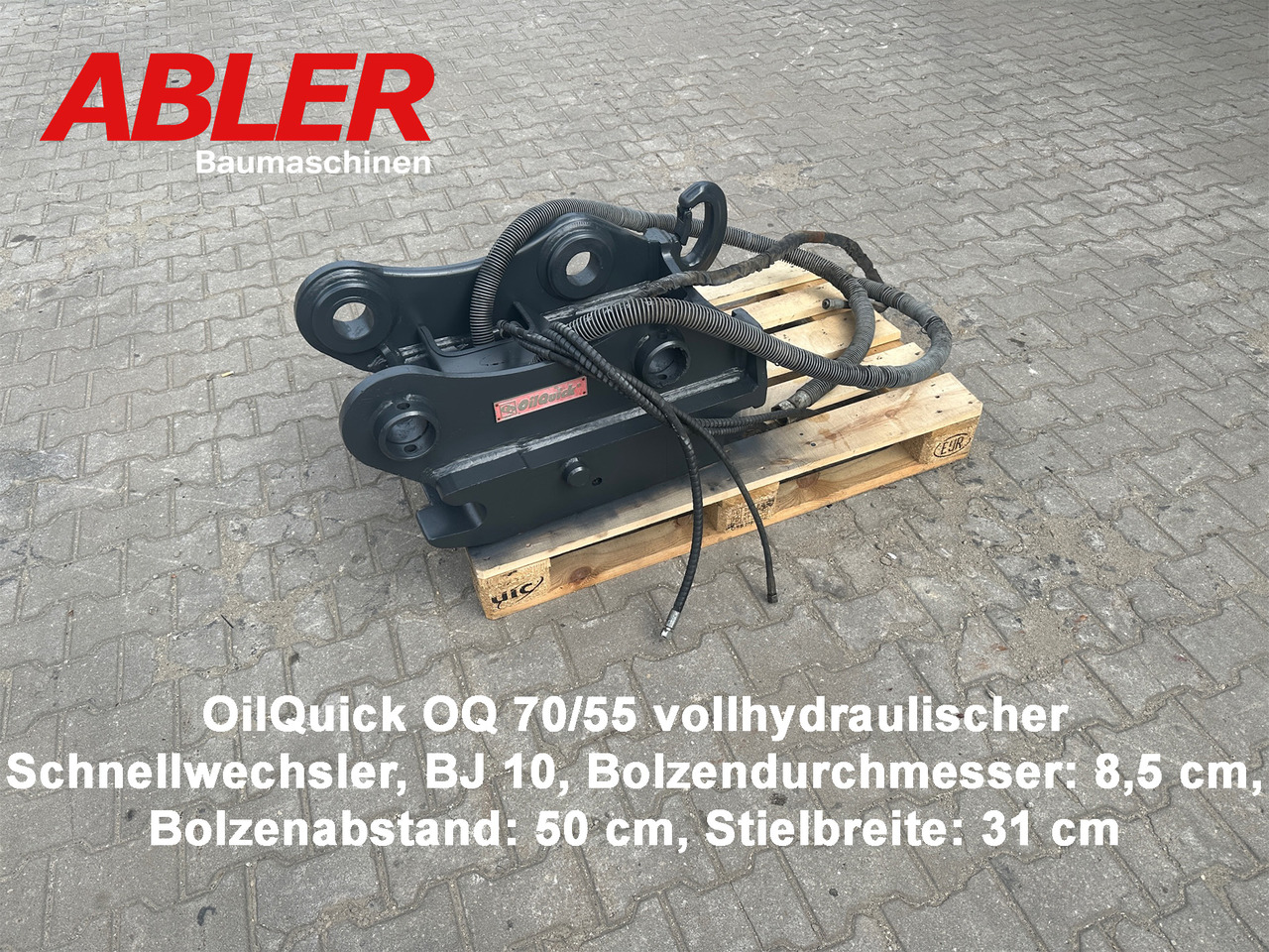 Oilquick OQ 70/55 vollhydraulischer Schnellwechsler - Kiirühendus: pilt 1 Oilquick OQ 70/55 vollhydraulischer Schnellwechsler - Kiirühendus: pilt 1