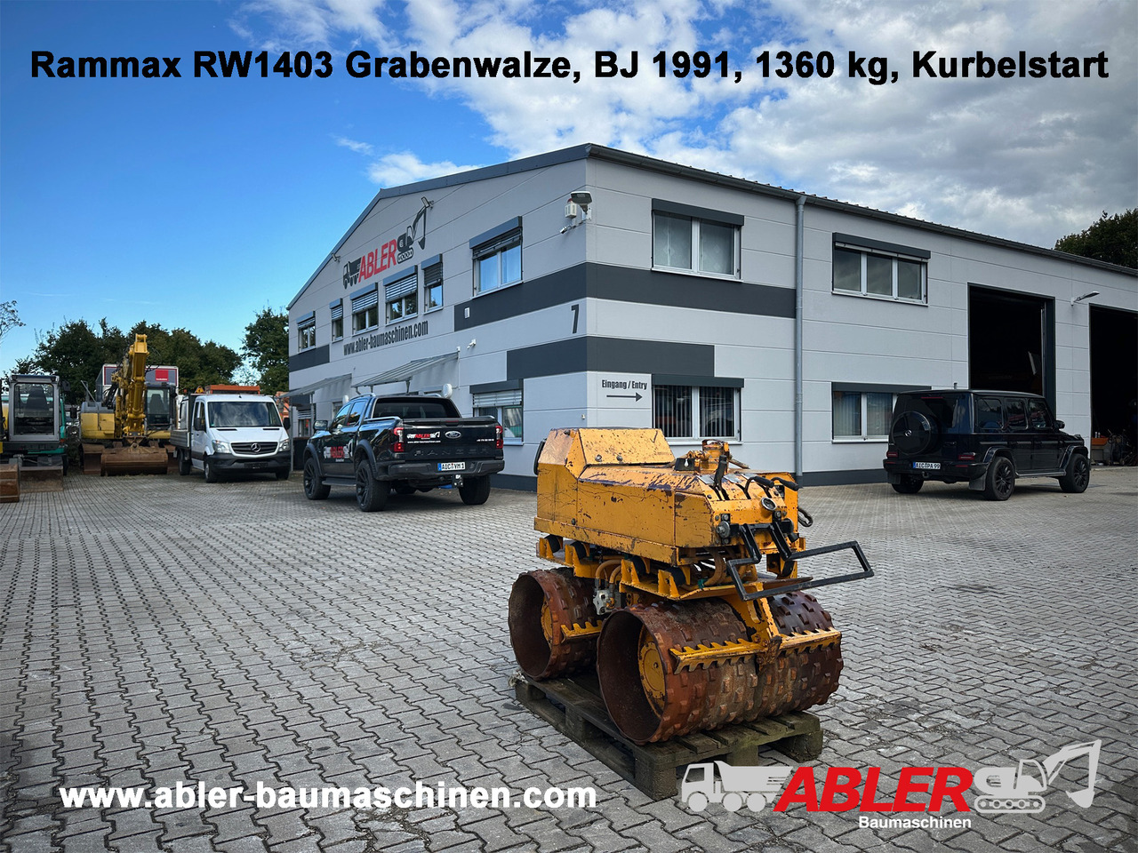 Rammax RW1403 Grabenwalze - Mini teerull: pilt 1 Rammax RW1403 Grabenwalze - Mini teerull: pilt 1