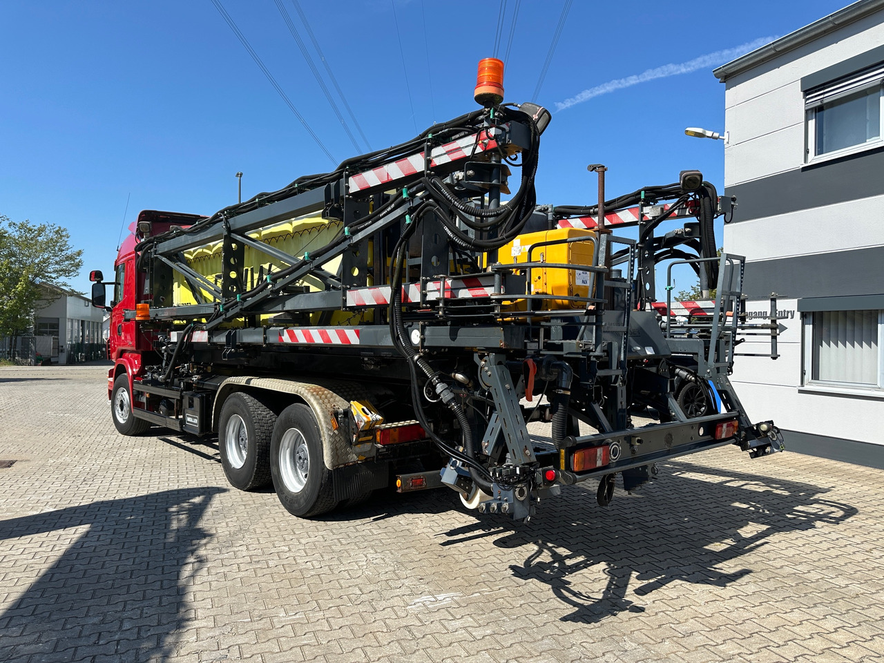 Scania R580 Abrollkipper V8 Mit Küpper Weisser Enteisungsgerät 45m - Konkstõstukiga veoauto: pilt 5 Scania R580 Abrollkipper V8 Mit Küpper Weisser Enteisungsgerät 45m - Konkstõstukiga veoauto: pilt 5