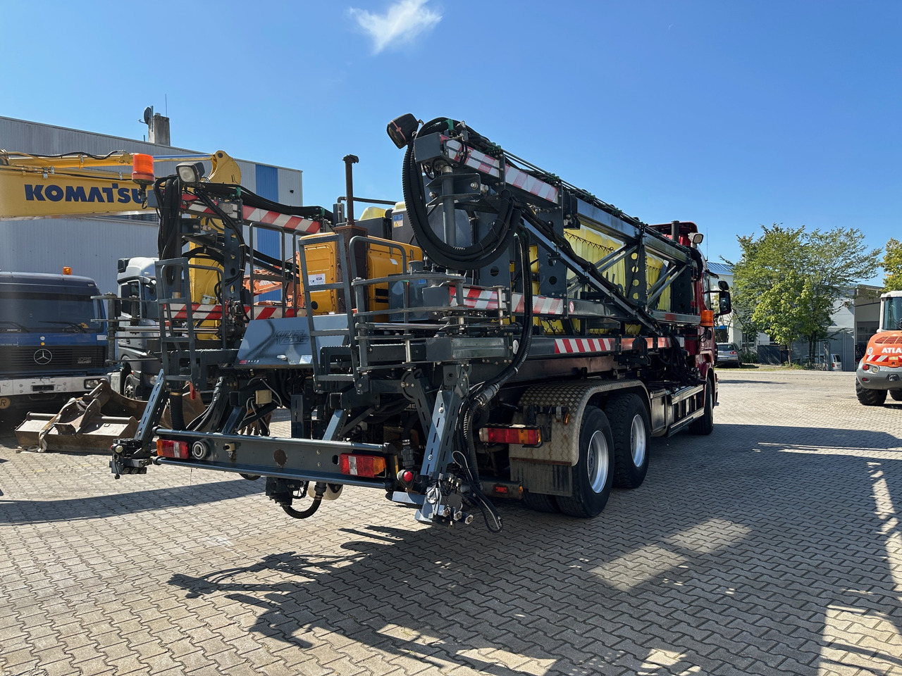 Scania R580 Abrollkipper V8 Mit Küpper Weisser Enteisungsgerät 45m - Konkstõstukiga veoauto: pilt 4 Scania R580 Abrollkipper V8 Mit Küpper Weisser Enteisungsgerät 45m - Konkstõstukiga veoauto: pilt 4