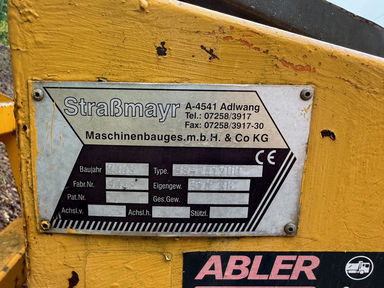 Splitstreuer 160 cm Straßmayr BS-WA 1700 Hamm DV8 - Liiva-/ Soolajaotur: pilt 5 Splitstreuer 160 cm Straßmayr BS-WA 1700 Hamm DV8 - Liiva-/ Soolajaotur: pilt 5