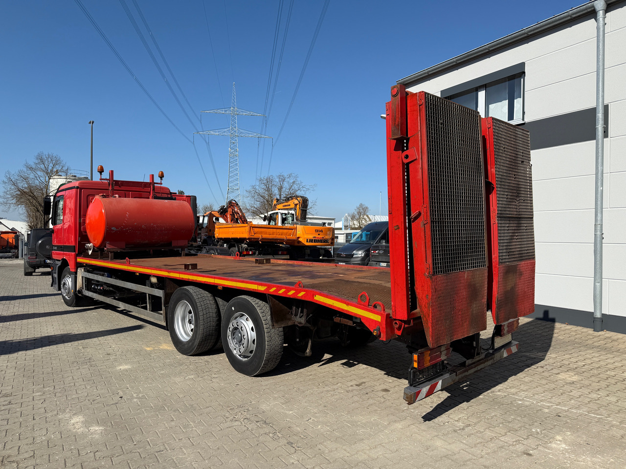 Veoauto Mercedes-Benz 2540 Actros MP1 Baumaschinentrnasporter: pilt 6