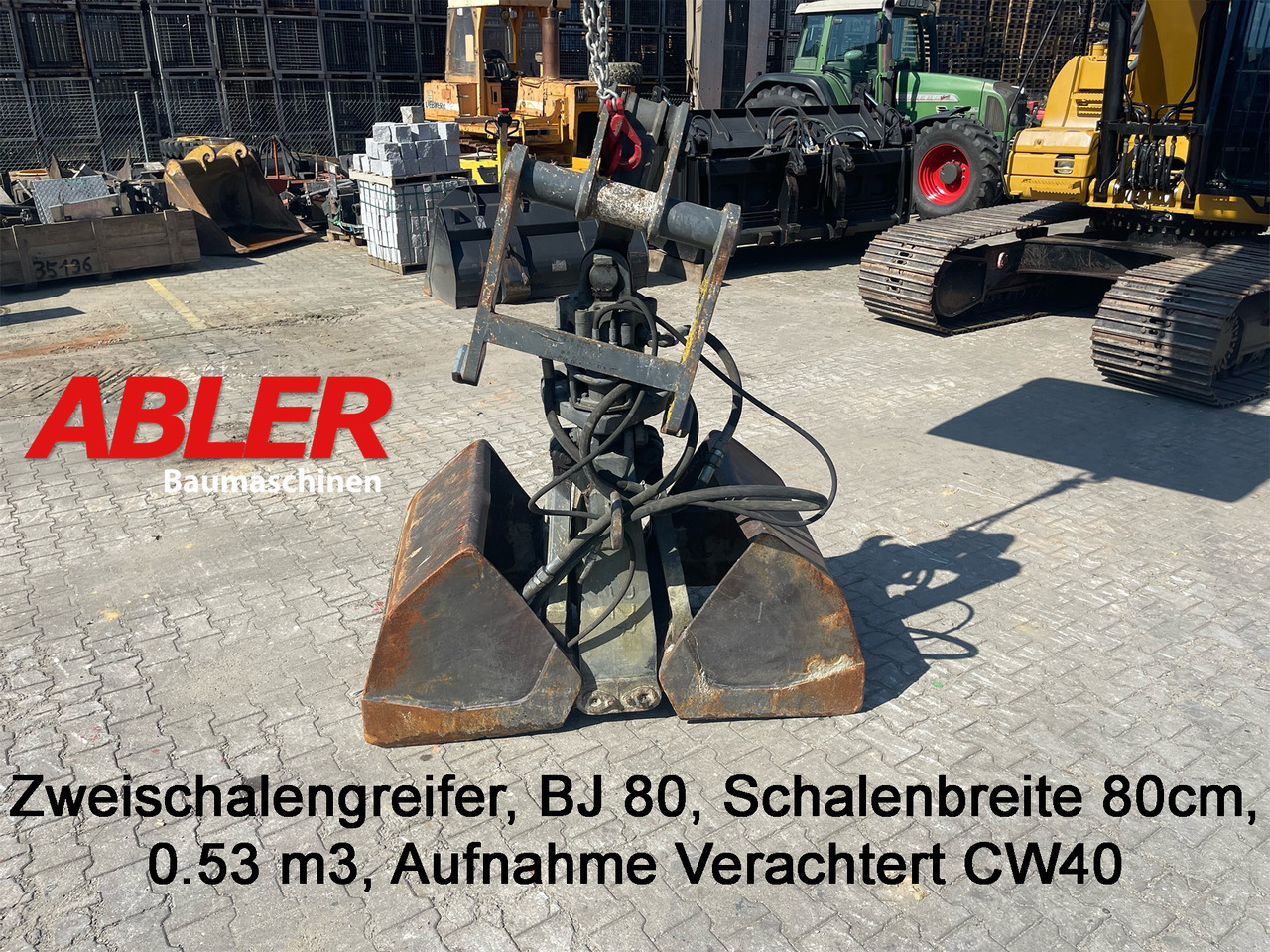 Zweischalengreifer 80cm 0,53m3 - Haaramiskopp: pilt 1 Zweischalengreifer 80cm 0,53m3 - Haaramiskopp: pilt 1