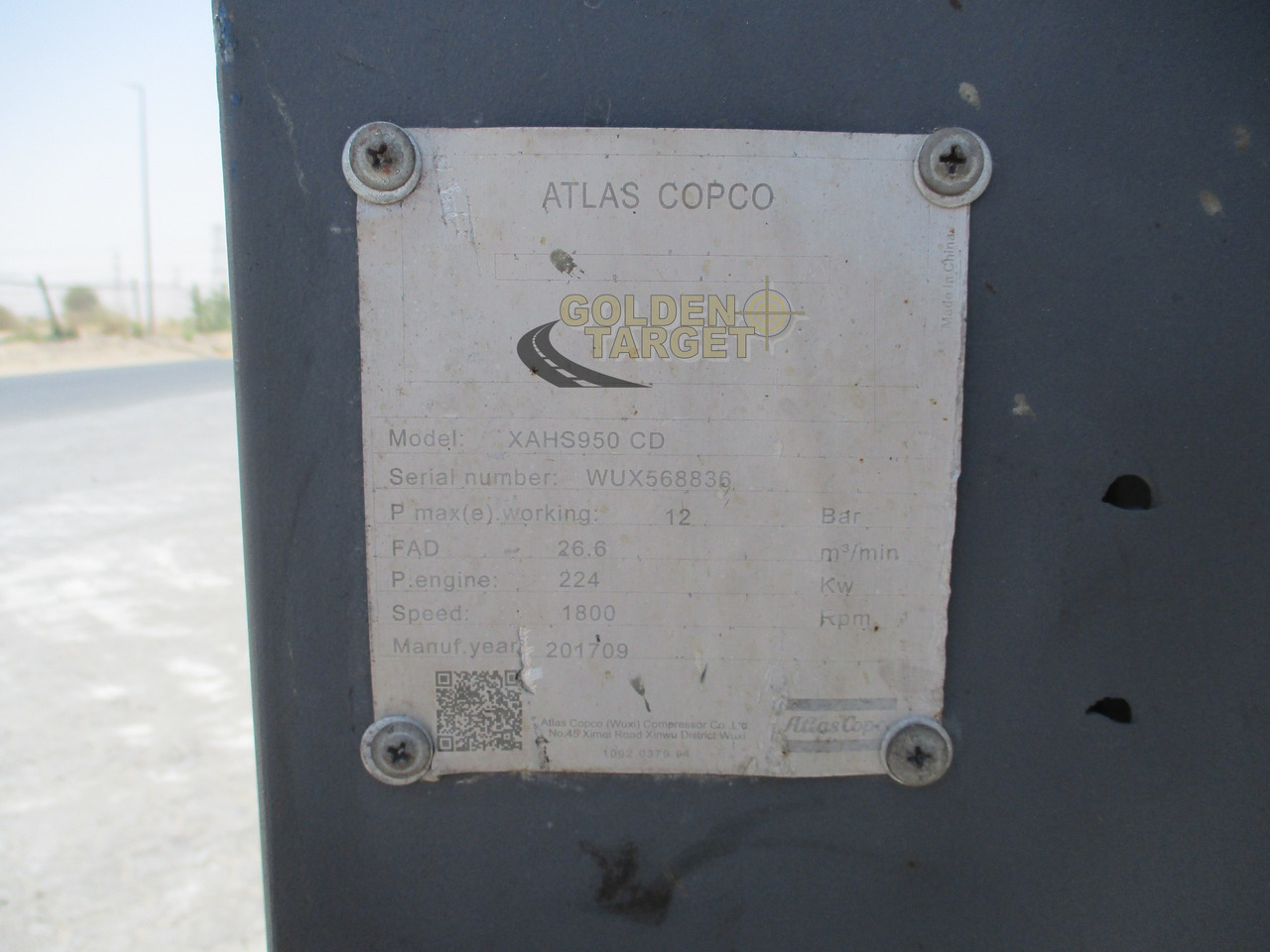 Õhukompressor ATLAS COPCO XAHS950CD: pilt 7