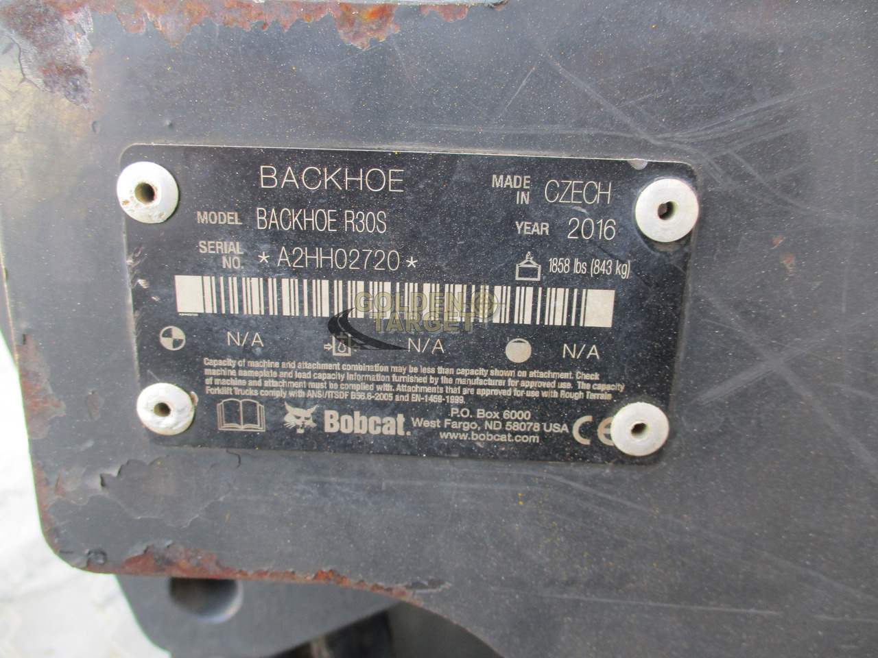 BOBCAT Skid Steer R30S Backhoe Attachment - Laaduri kopp - Kompaktlaadur: pilt 5 BOBCAT Skid Steer R30S Backhoe Attachment - Laaduri kopp - Kompaktlaadur: pilt 5