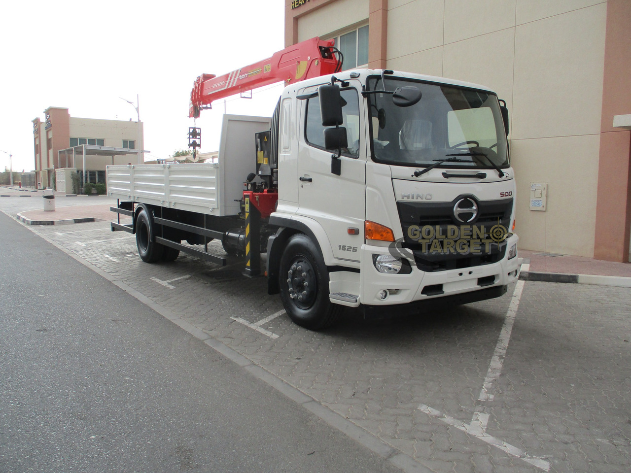 HINO 500 1625 4x2 with SANY PALFINGER SPS16000 Crane - Kraanaga veoauto: pilt 1 HINO 500 1625 4x2 with SANY PALFINGER SPS16000 Crane - Kraanaga veoauto: pilt 1