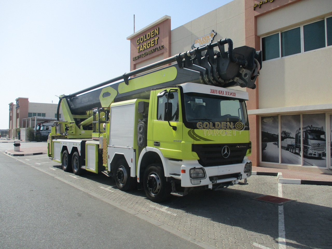 Mercedes ACTROS 4140 8x4 METZ P56 Fire Truck - Tuletõrjeauto: pilt 1 Mercedes ACTROS 4140 8x4 METZ P56 Fire Truck - Tuletõrjeauto: pilt 1