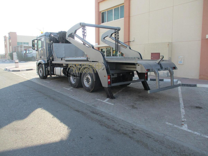 Mercedes-Benz 2642 6×2 Double Skip Loader with HIAB Crane - Laadur: pilt 5 Mercedes-Benz 2642 6×2 Double Skip Loader with HIAB Crane - Laadur: pilt 5