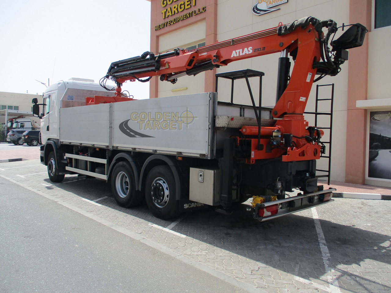 SCANIA G480 6x2 with ATLAS 210.2 Block Crane - Kraanaga veoauto: pilt 4 SCANIA G480 6x2 with ATLAS 210.2 Block Crane - Kraanaga veoauto: pilt 4