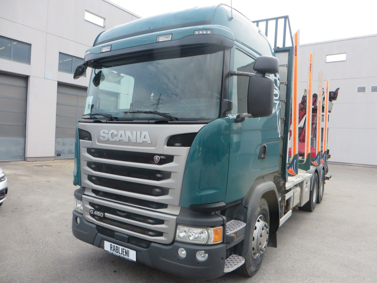 Scania G450 6x4Timber - Metsaveok, Kraanaga veoauto: pilt 1 Scania G450 6x4Timber - Metsaveok, Kraanaga veoauto: pilt 1