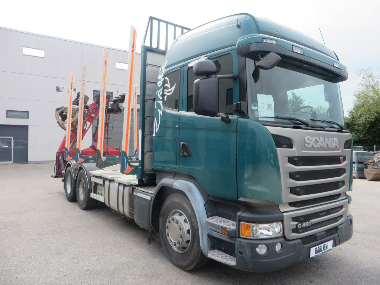Scania G450 6x4Timber - Metsaveok, Kraanaga veoauto: pilt 2 Scania G450 6x4Timber - Metsaveok, Kraanaga veoauto: pilt 2