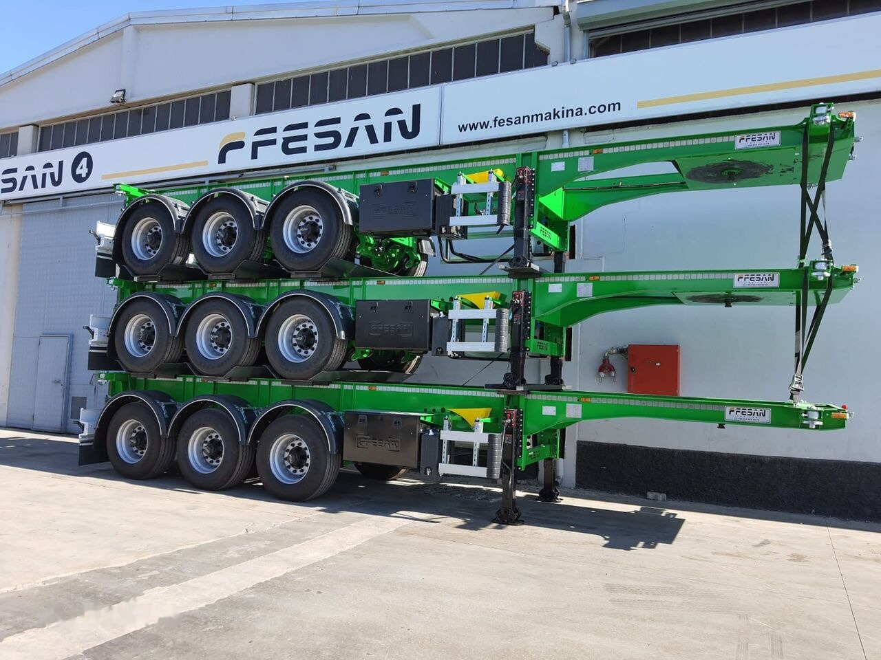 Uus Konteinerveduk/ Tõstukiga poolhaagis transporditavad ained konteinerid Fesan CONTAINER CARRIER CHASSIS 20 FEET, 30 FEET, 40 FEET, 40 FEET HC: pilt 6